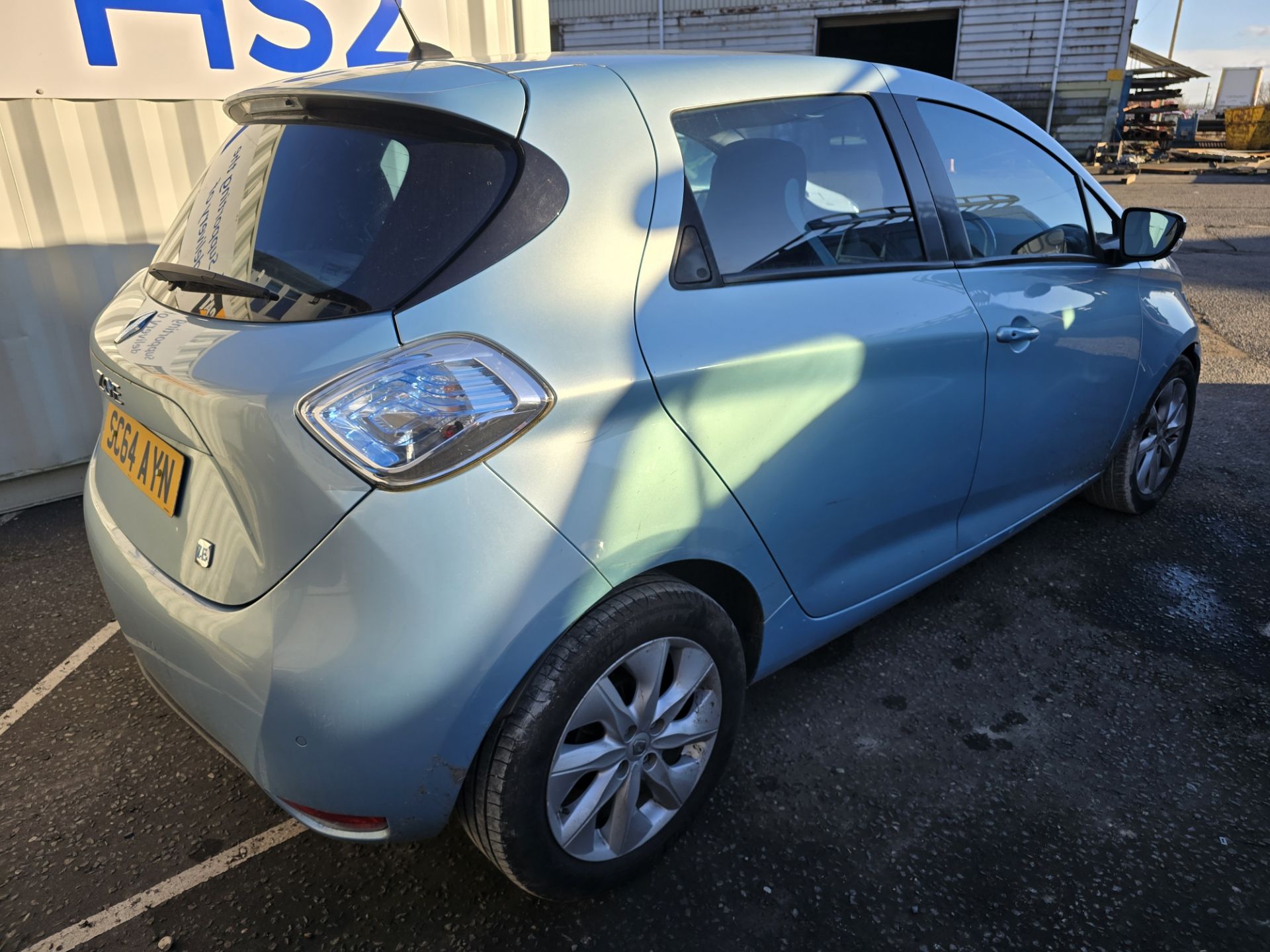 2014/64 REG RENAULT ZOE DYNAMIQUE INTENSE AUTOMATIC ELECTRIC BLUE HATCHBACK *NO VAT* - Image 6 of 13