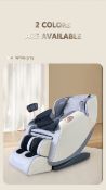 Brand New in Box Orchid White/Grey MiComfort Full Body Massage Chair RRP £2199 *NO VAT*