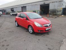 2008/58 REG VAUXHALL CORSA SXI 1.2 PETROL RED HATCHBACK *NO VAT*