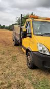 2009 IVECO DAILY 65C18 YELLOW 3 WAY TIPPER WITH TAIL LIFT *NO VAT*