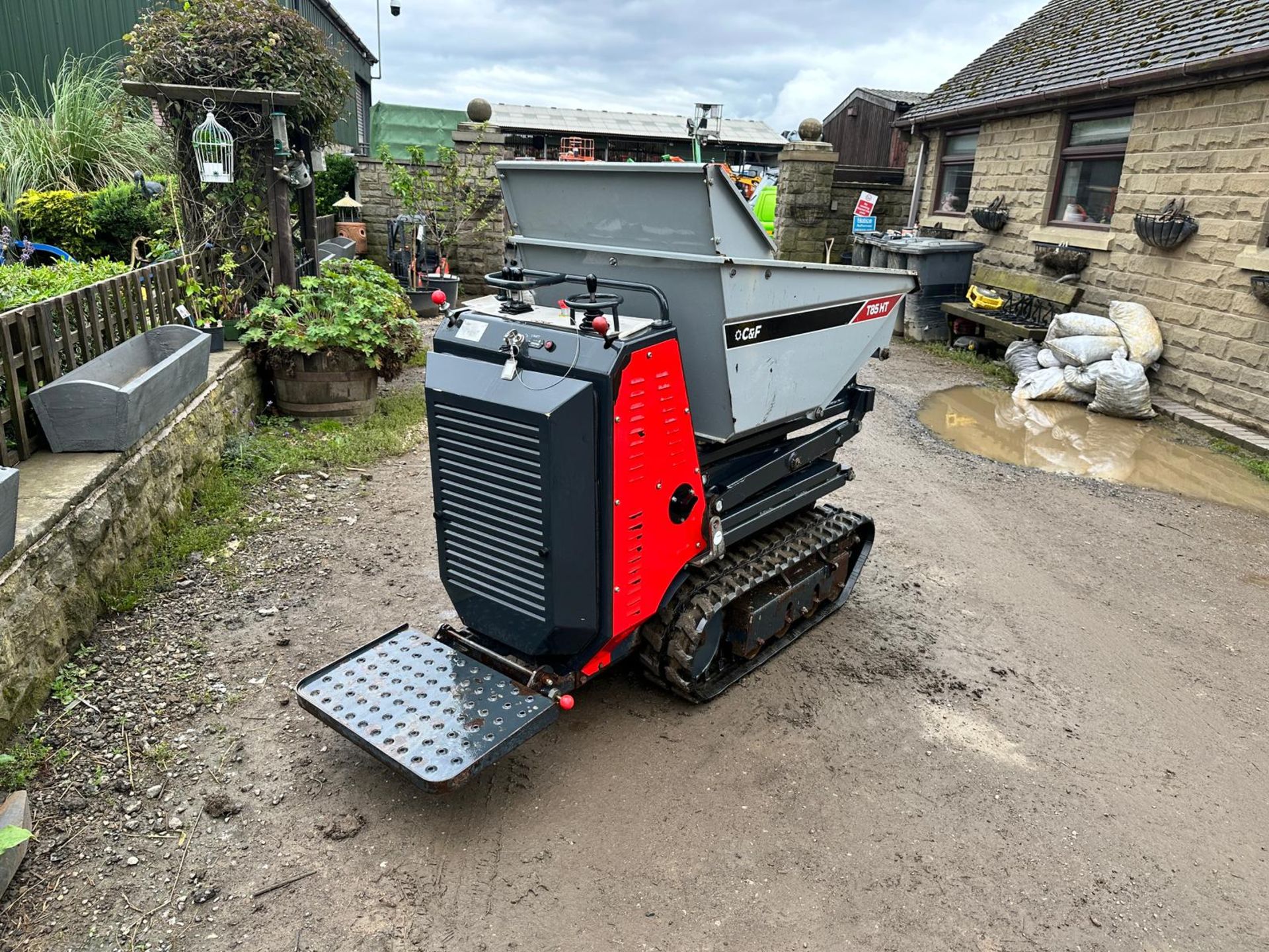 2021 C&F T85HF 850KG DIESEL HIGH TIP TRACKED DUMPER *PLUS VAT* - Image 5 of 14