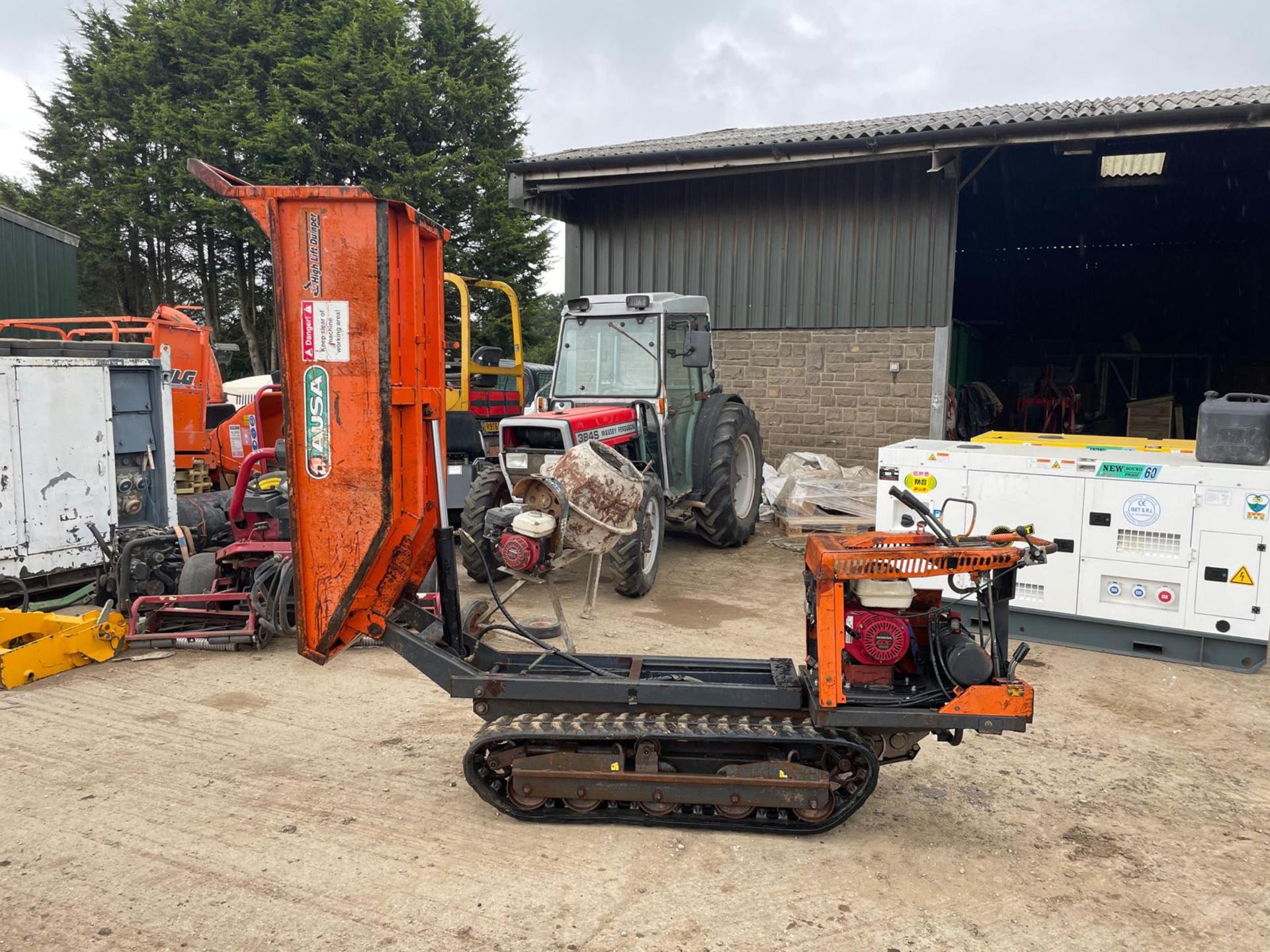 AUSA 750KG HIGH TIP TRACKED DUMPER *PLUS VAT* - Image 5 of 7