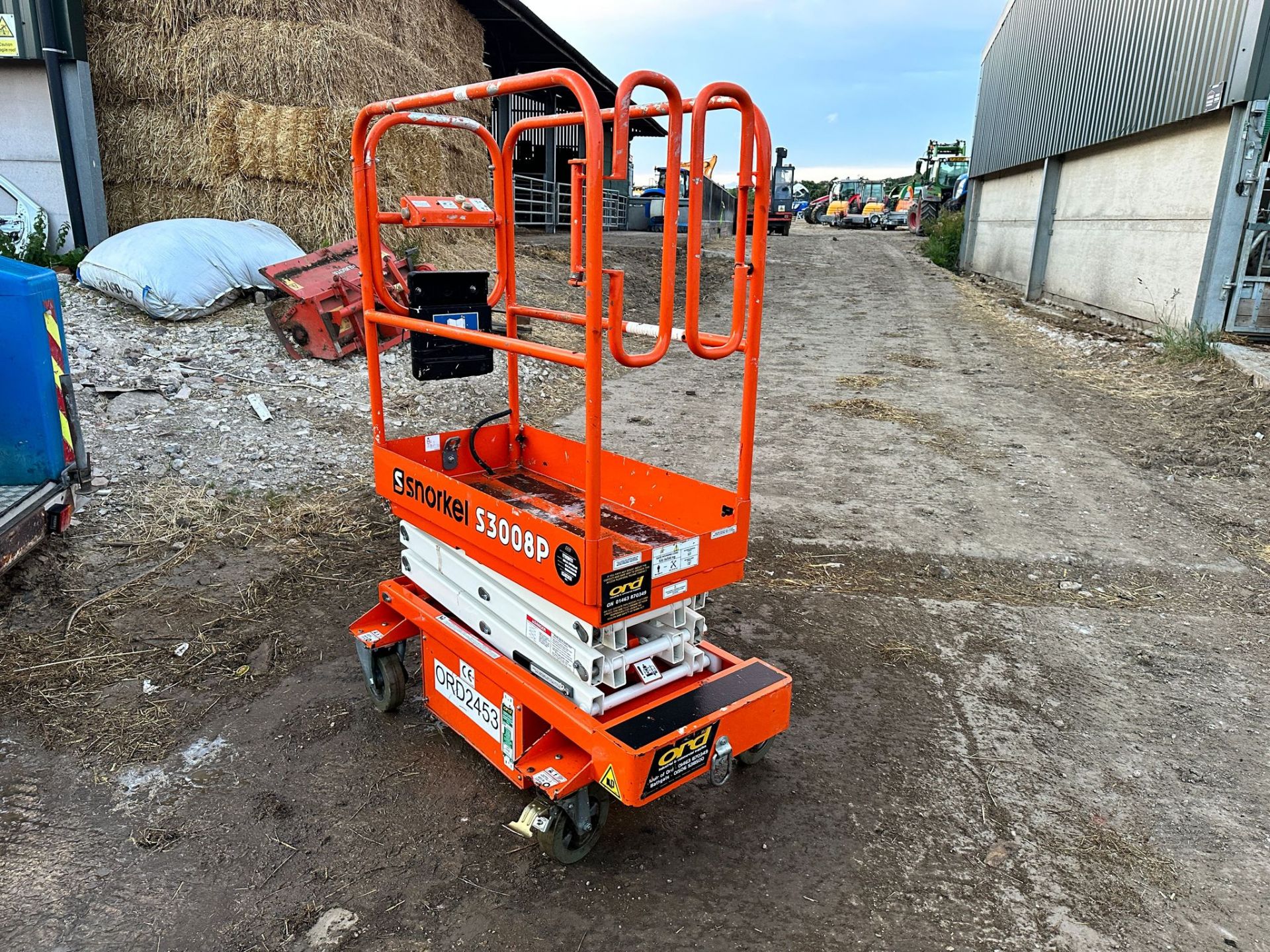 2019 SNORKEL S3008P ELECTRIC (MEWP) SCISSOR LIFT *PLUS VAT* - Image 2 of 12