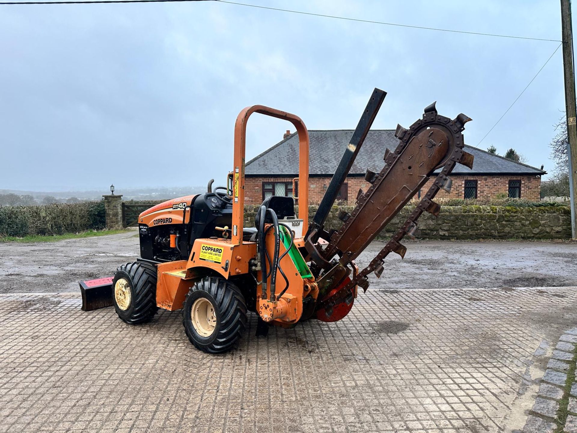 DITCHWITCH RT40 4WD DIESEL TRENCHER *PLUS VAT*