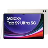Samsung Galaxy Tab S9 Ultra 512GB 14.6" (With Box & Pen) - Beige, Unlocked, "A" *NO VAT*