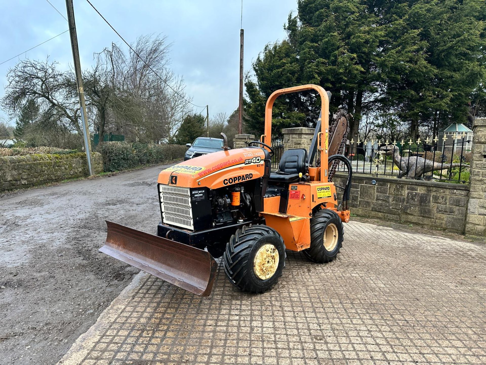 DITCHWITCH RT40 4WD DIESEL TRENCHER *PLUS VAT* - Image 7 of 25