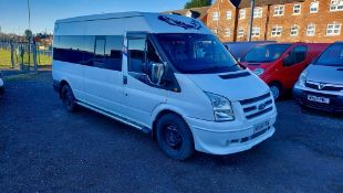 2008 FORD TRANSIT 115 T370 15S RWD WHITE MINIBUS *NO VAT*