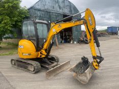 2013 JCB 8030ZTS 3 Tonne Mini Digger - X2 Buckets - Runs Drives Digs - Zero Tail Swing *PLUS VAT*