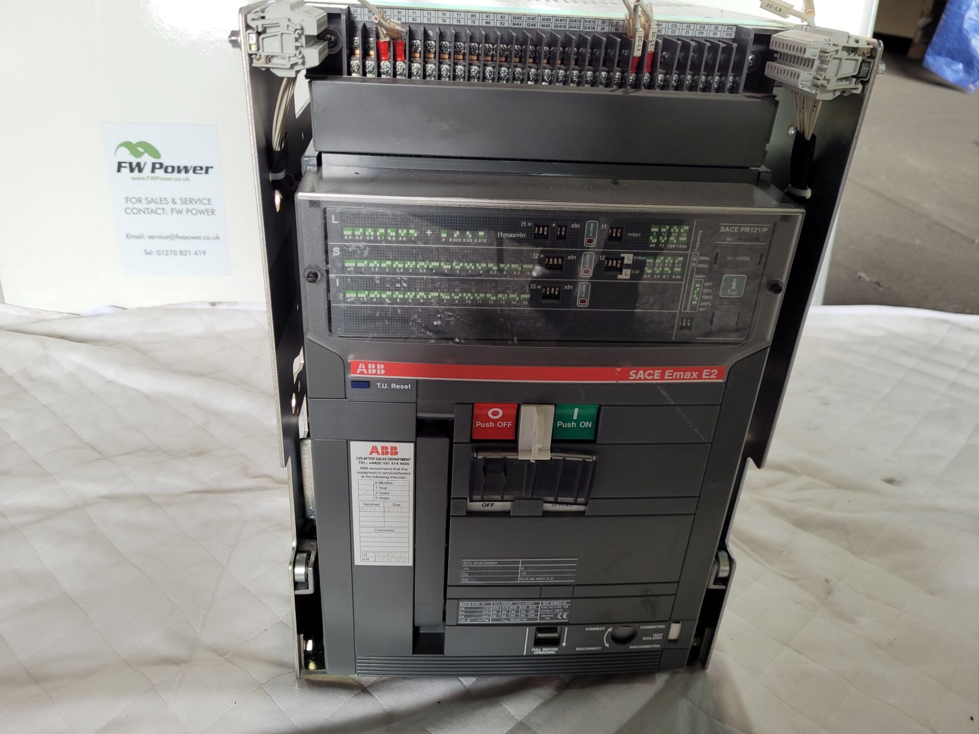 ABB SACE Emax E2 Retractable ACB 1600 AMP 3Pole - NO RESERVE *PLUS VAT* - Image 4 of 8