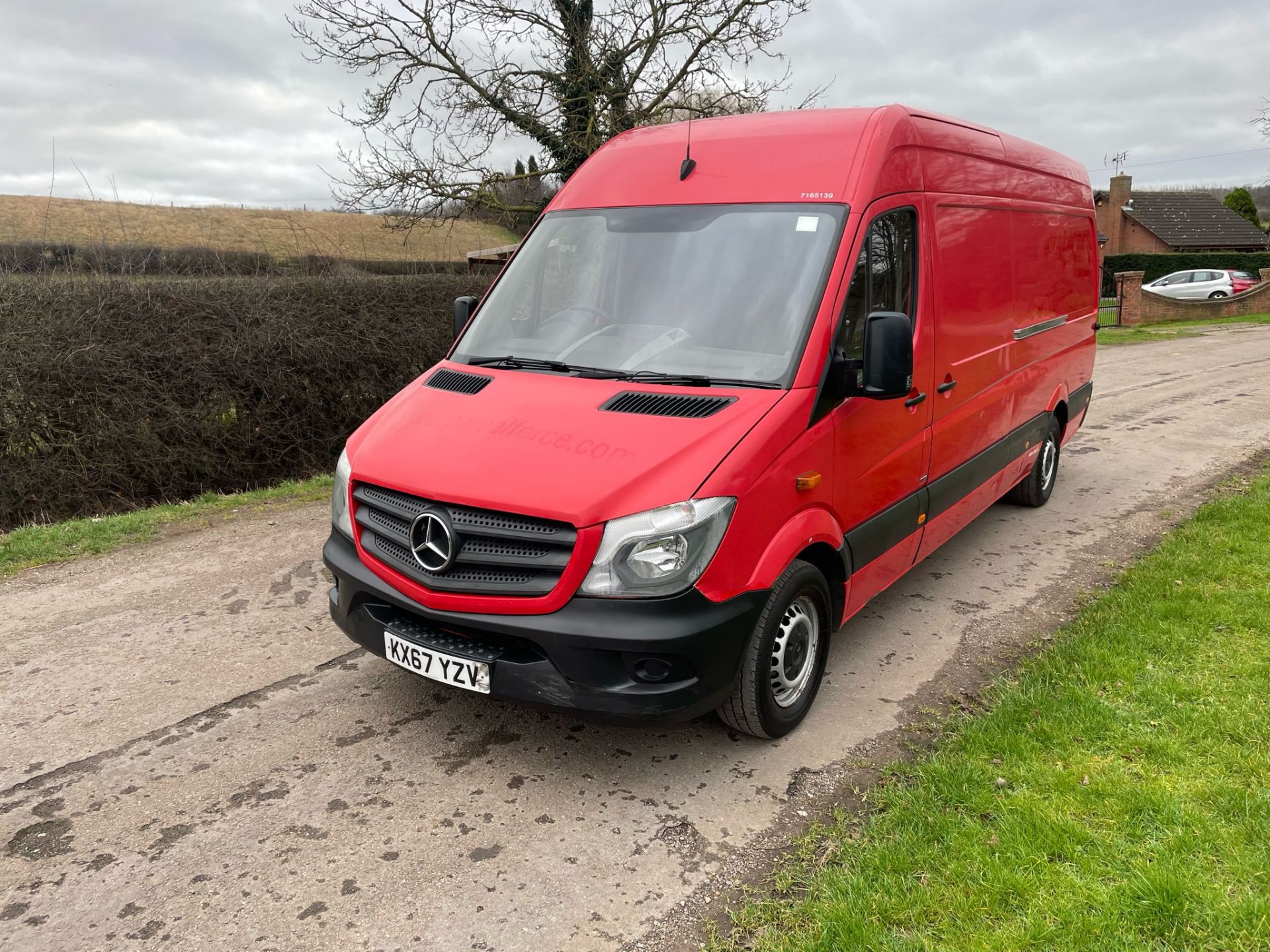 2017/67 REG MERCEDES-BENZ SPRINTER 314 CDI RED PANEL VAN *NO VAT* - Image 4 of 23