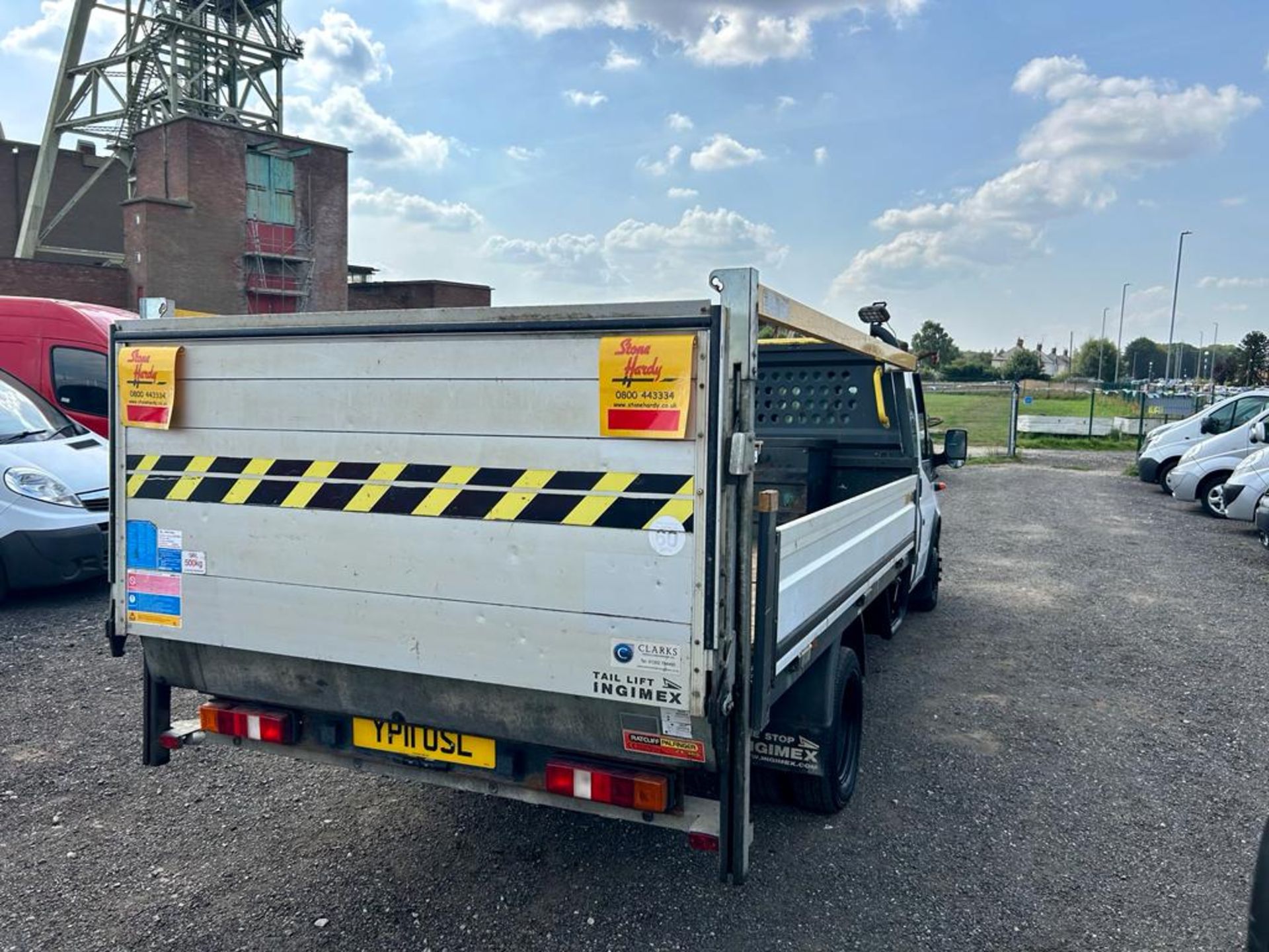 2011 FORD TRANSIT 100 T350L D/C RWD WHITE CHASSIS CAB *NO VAT* - Image 9 of 14