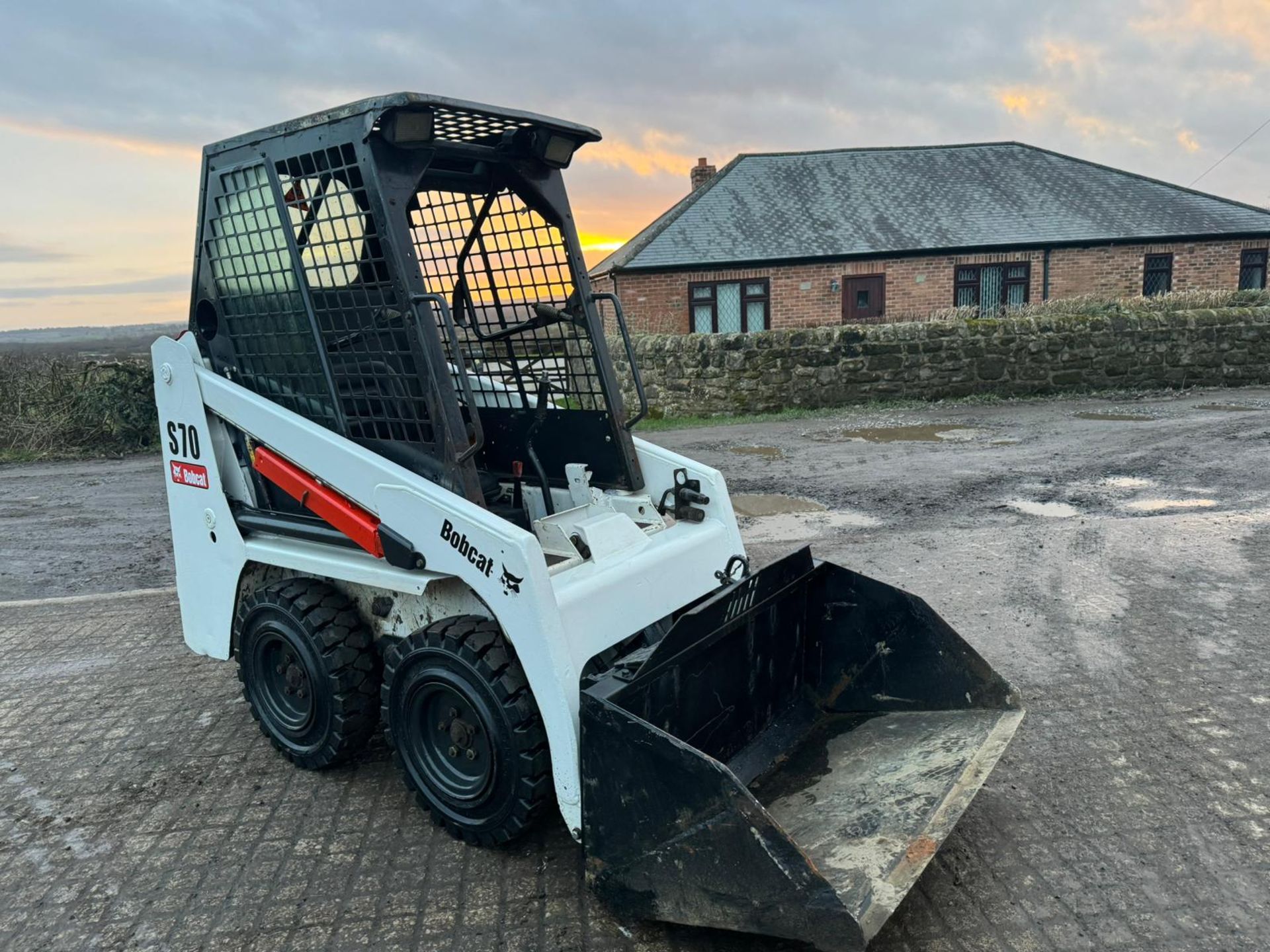 2015 BOBCAT S70 COMPACT WHEELED SKIDSTEER LOADER *PLUS VAT*