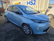 2014/64 REG RENAULT ZOE DYNAMIQUE INTENSE AUTOMATIC ELECTRIC BLUE HATCHBACK *NO VAT*