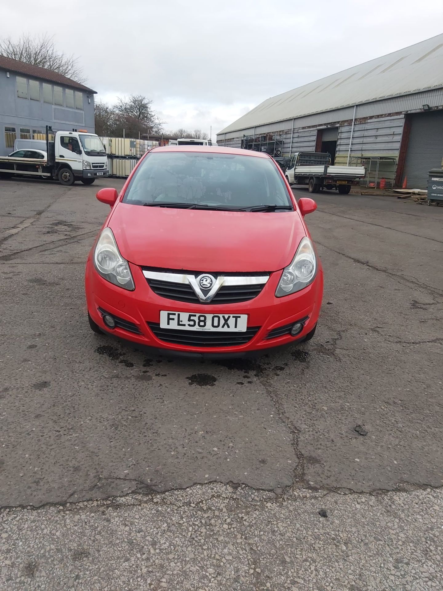 NO RESERVE 2008/58 REG VAUXHALL CORSA SXI 1.2 PETROL RED HATCHBACK *NO VAT* - Image 2 of 11