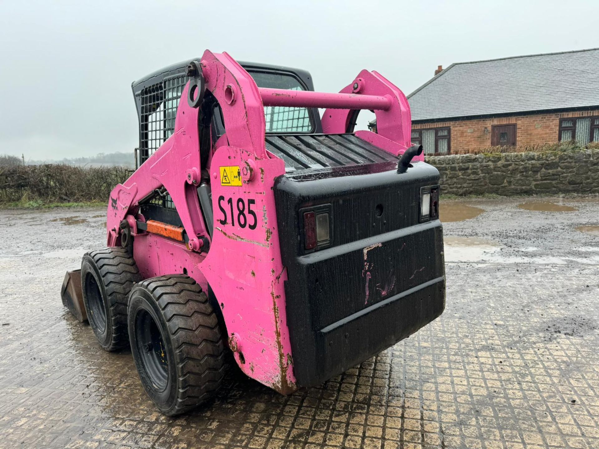 2009 BOBCAT S185 WHEELED SKIDSTEER LOADER WITH LWC BUCKET *PLUS VAT* - Image 9 of 12