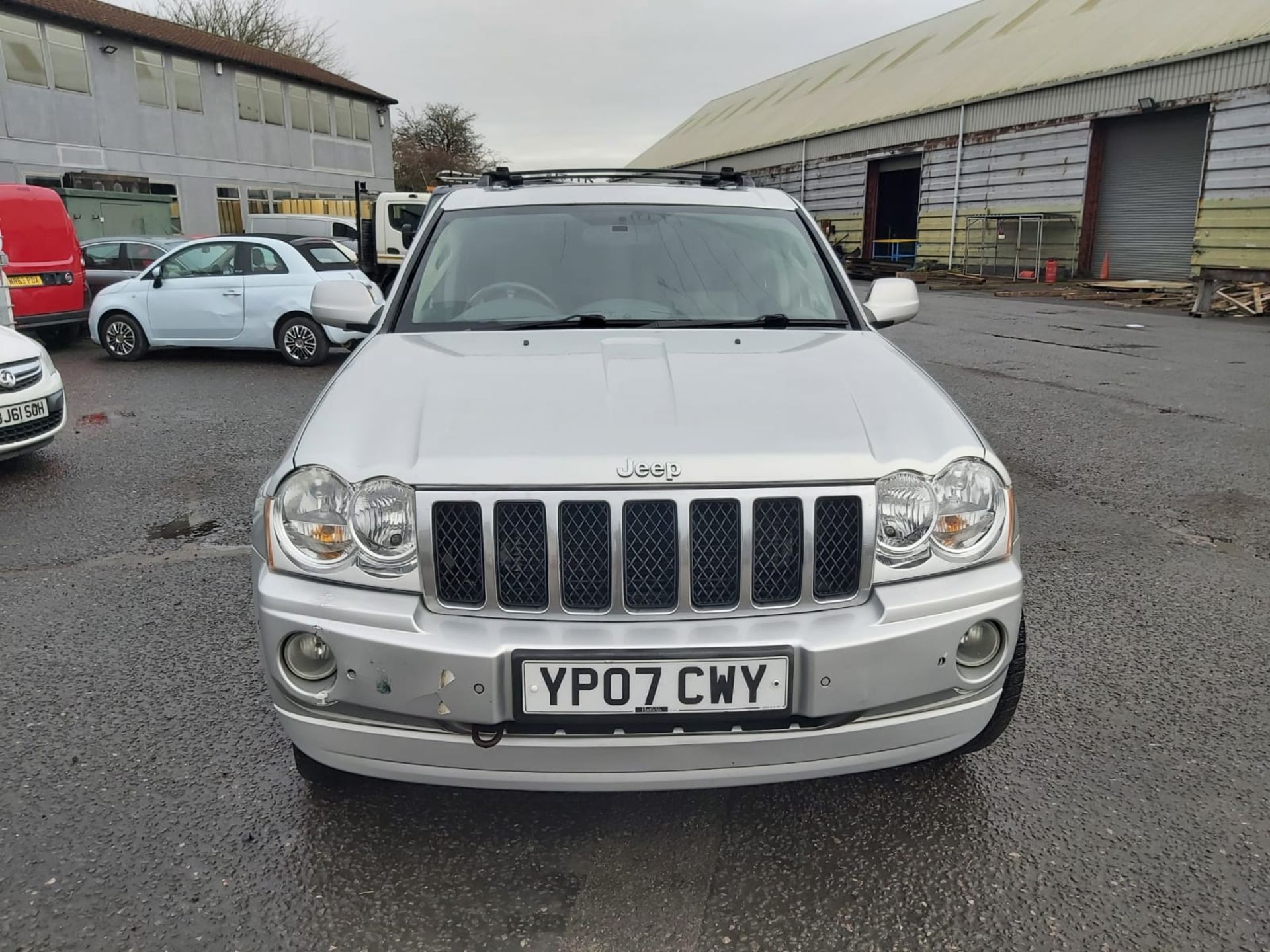 NO RESERVE 2007 JEEP G-CHEROKEE OVERLAND CRD A SILVER SUV ESTATE *NO VAT* - Image 2 of 17