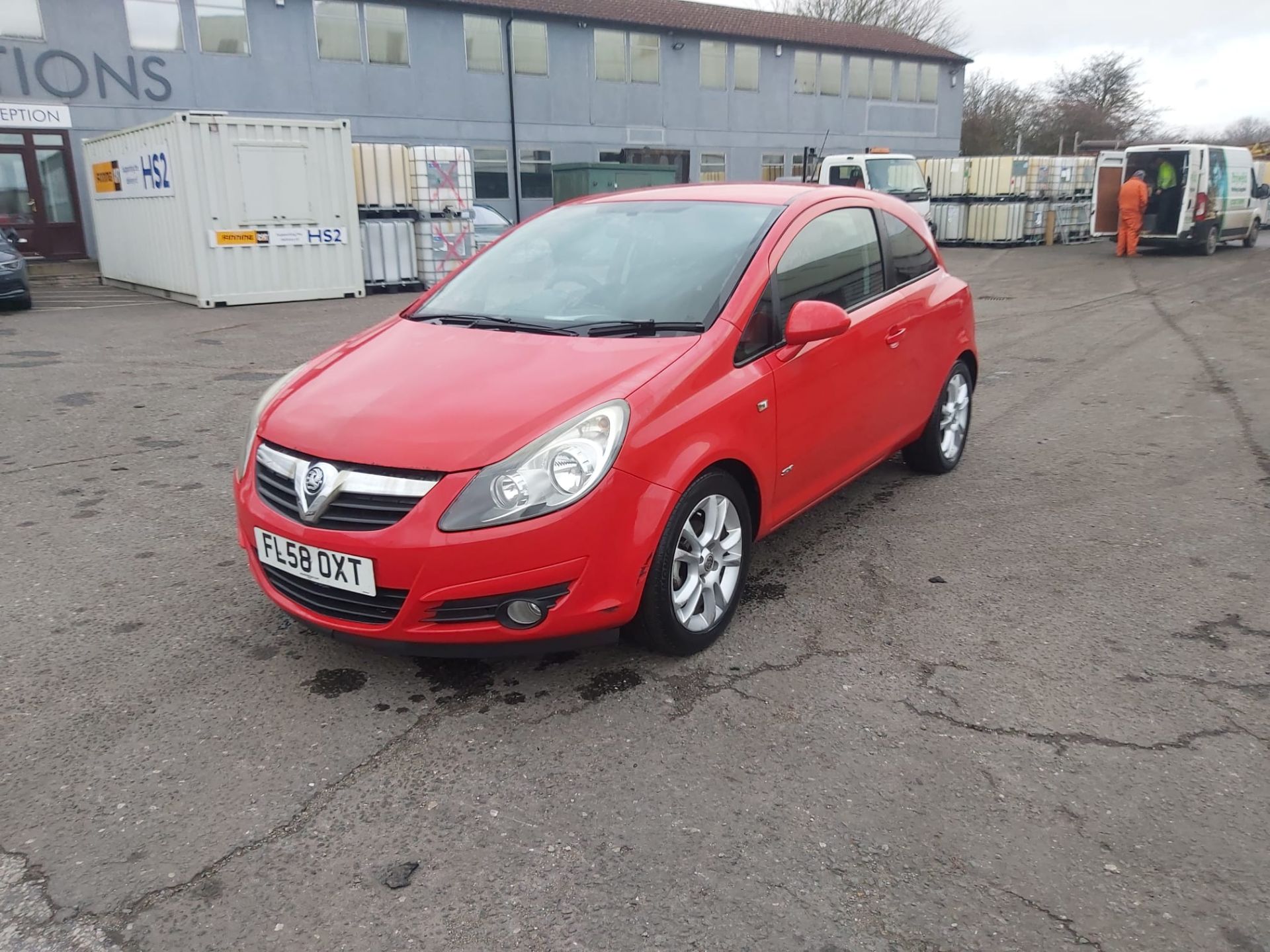 NO RESERVE 2008/58 REG VAUXHALL CORSA SXI 1.2 PETROL RED HATCHBACK *NO VAT* - Image 5 of 11