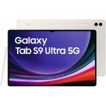 NO RESERVE Samsung Galaxy Tab S9 Ultra 512GB 14.6" 5G (With Box & Pen) - Beige, Unlocked, "A"