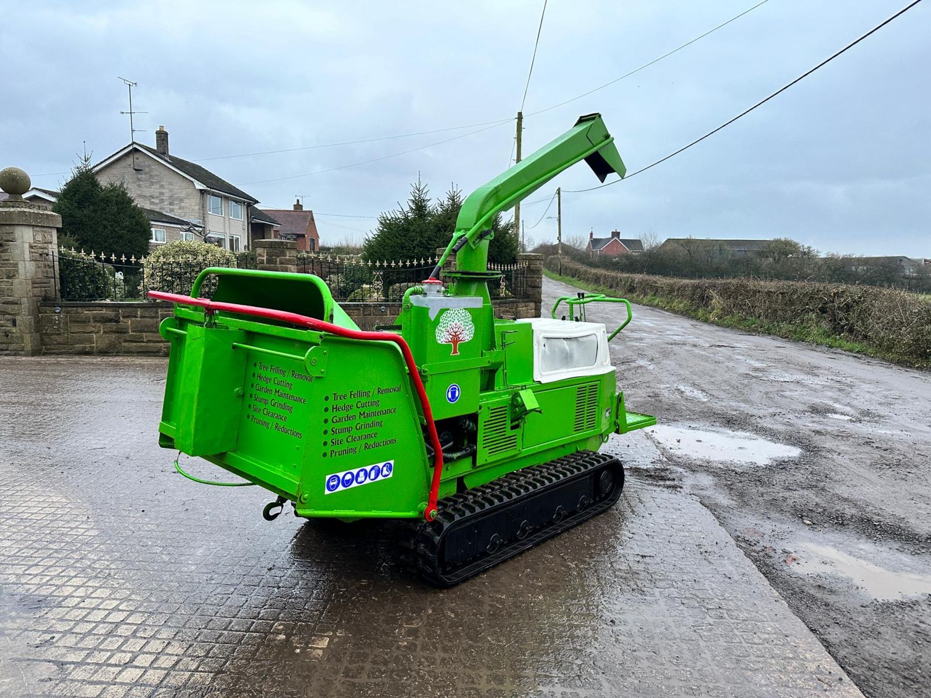 2009 GREENMECH SAFE TRACK STC19-28MT50 11î SLOPE/BANK TRACKED WOOD CHIPPER *PLUS VAT* - Image 4 of 19