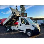 2018 PEUGEOT BOXER 335 L2 BLUE HDI WHITE CHASSIS CAB TIPPER VAN *NO VAT*