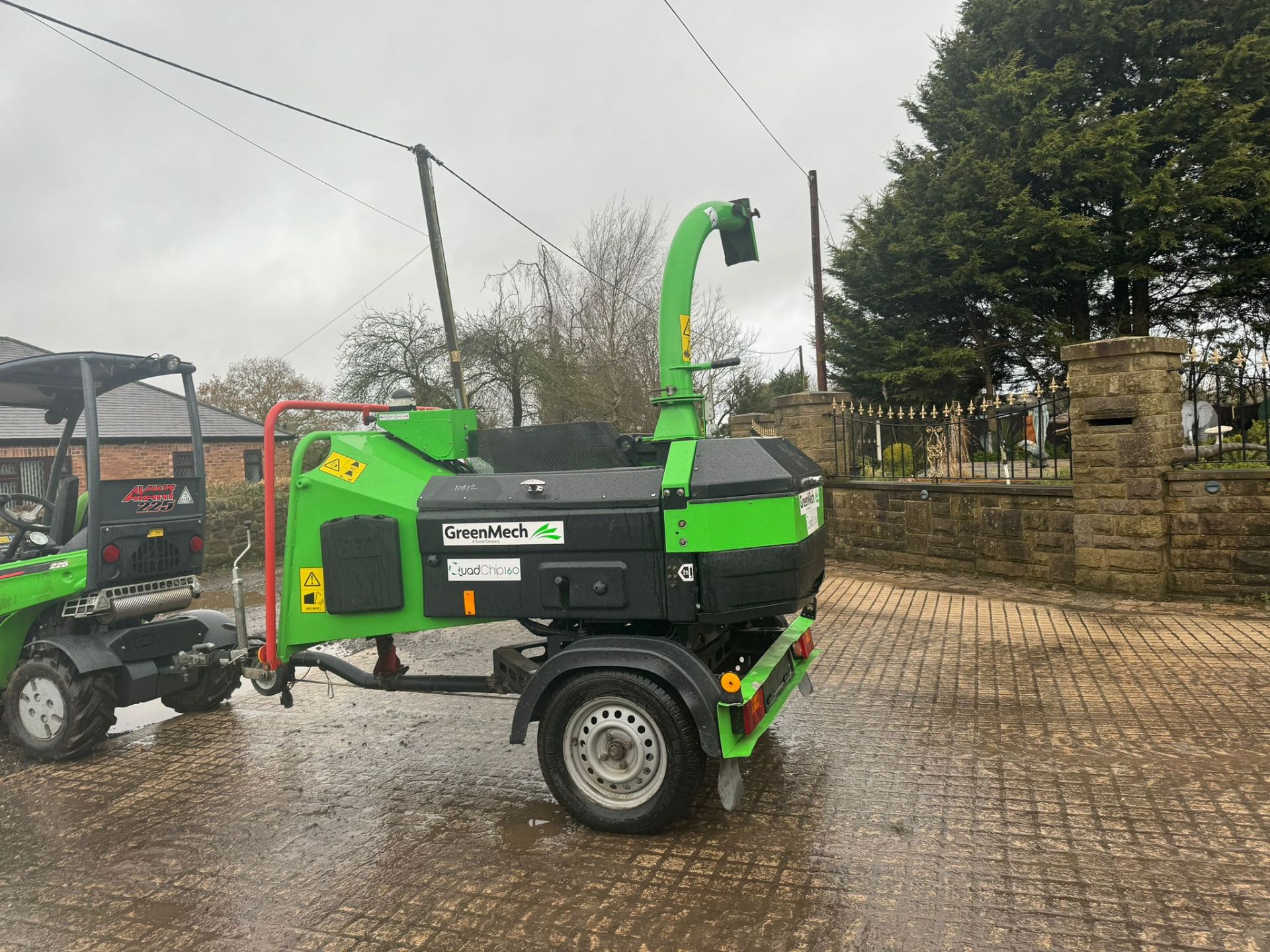 GREEN MECH QUADCHIP 160 TURNTABLE CHIPPER *PLUS VAT* - Image 10 of 19