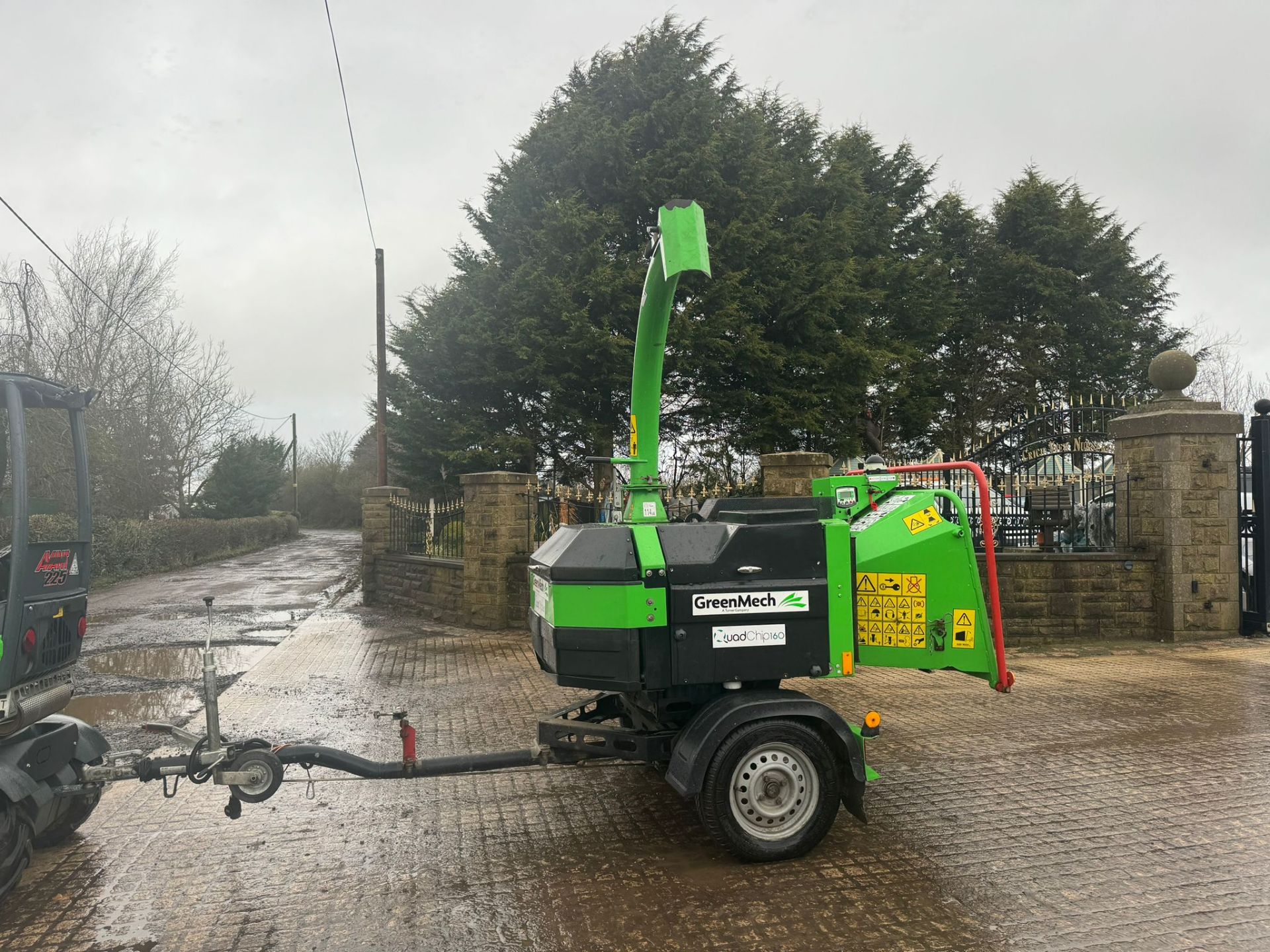 GREEN MECH QUADCHIP 160 TURNTABLE CHIPPER *PLUS VAT* - Image 2 of 19