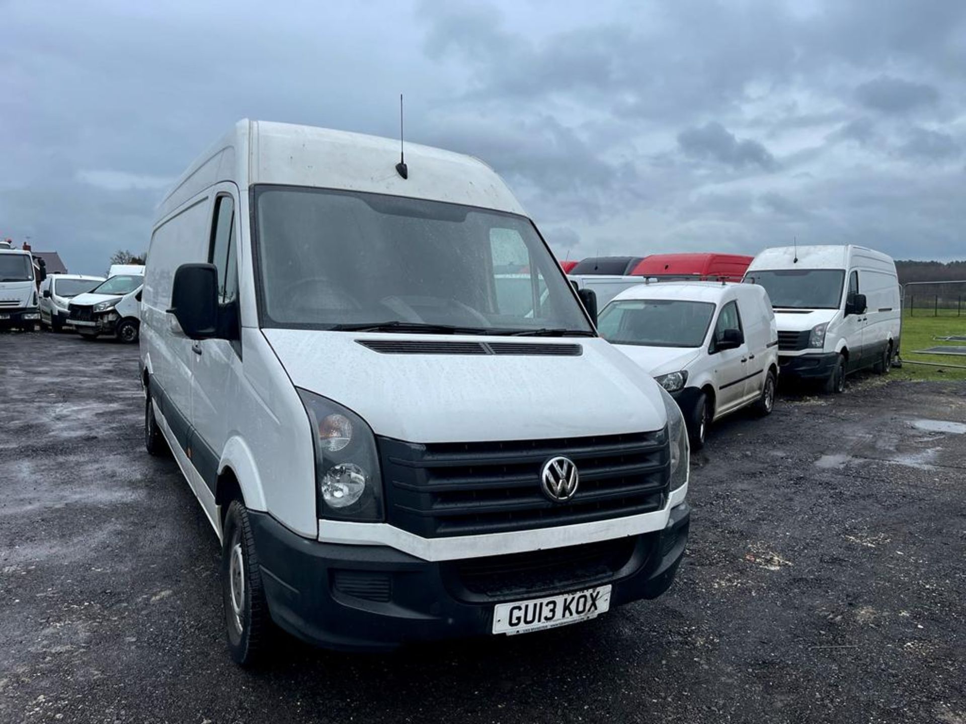 2013 VOLKSWAGEN CRAFTER CR35 TDI 136 LWB WHITE VAN *NO VAT* - Image 2 of 11