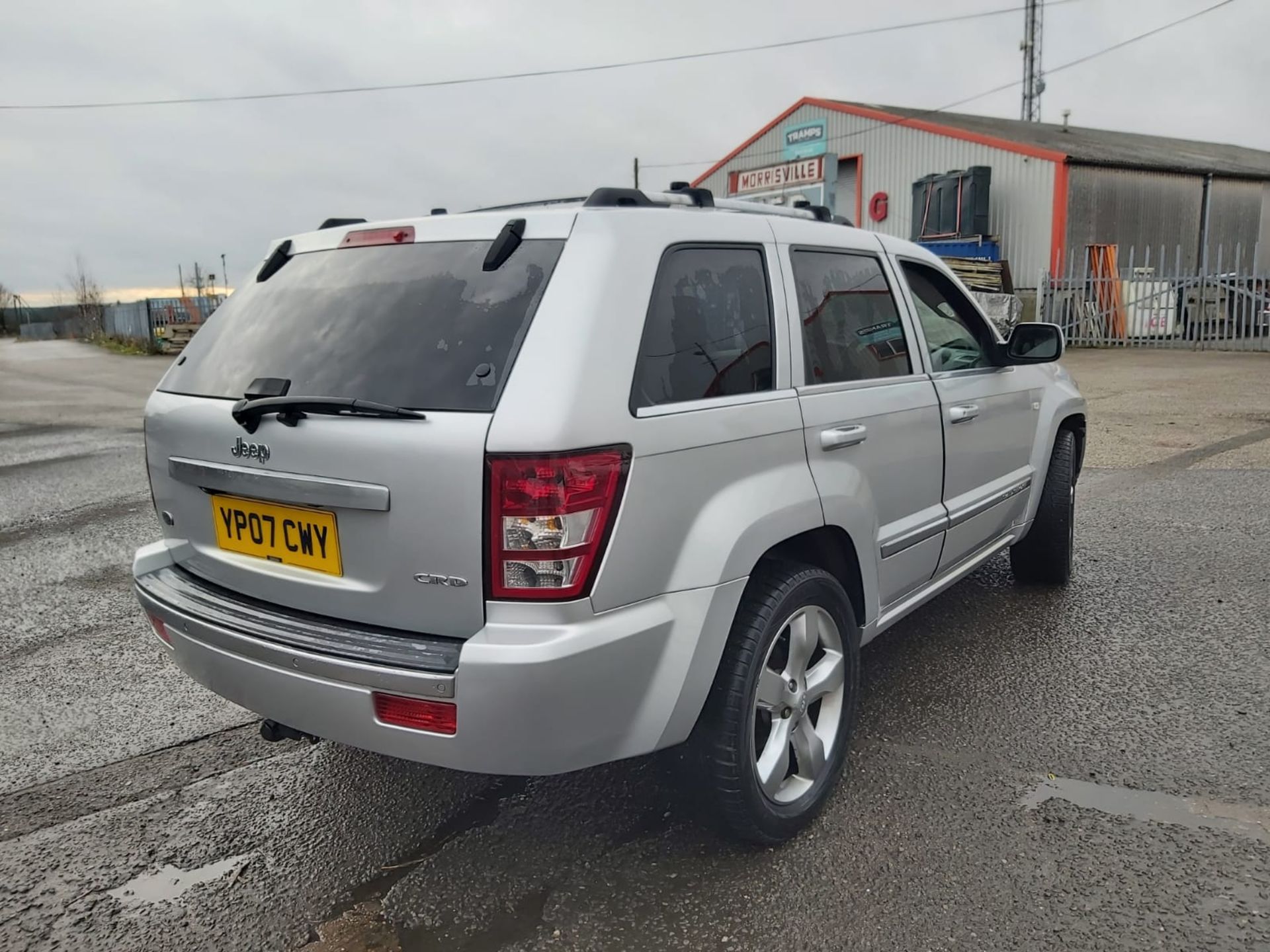 NO RESERVE 2007 JEEP G-CHEROKEE OVERLAND CRD A SILVER SUV ESTATE *NO VAT* - Image 7 of 17