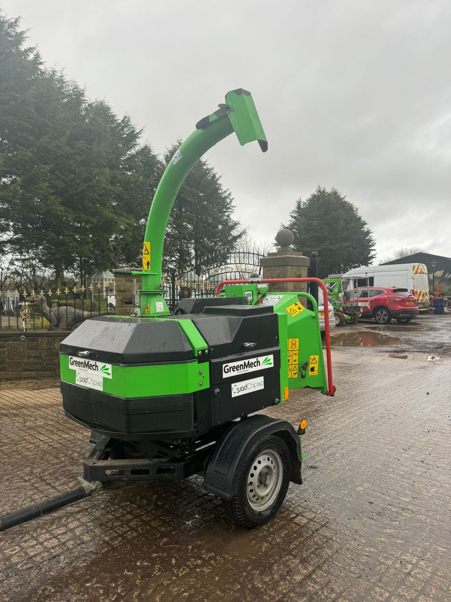 GREEN MECH QUADCHIP 160 TURNTABLE CHIPPER *PLUS VAT* - Image 8 of 19