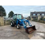 FORD 1920 33HP 4WD COMPACT TRACTOR WITH LEWIS FRONT LOADER AND BUCKET *PLUS VAT*