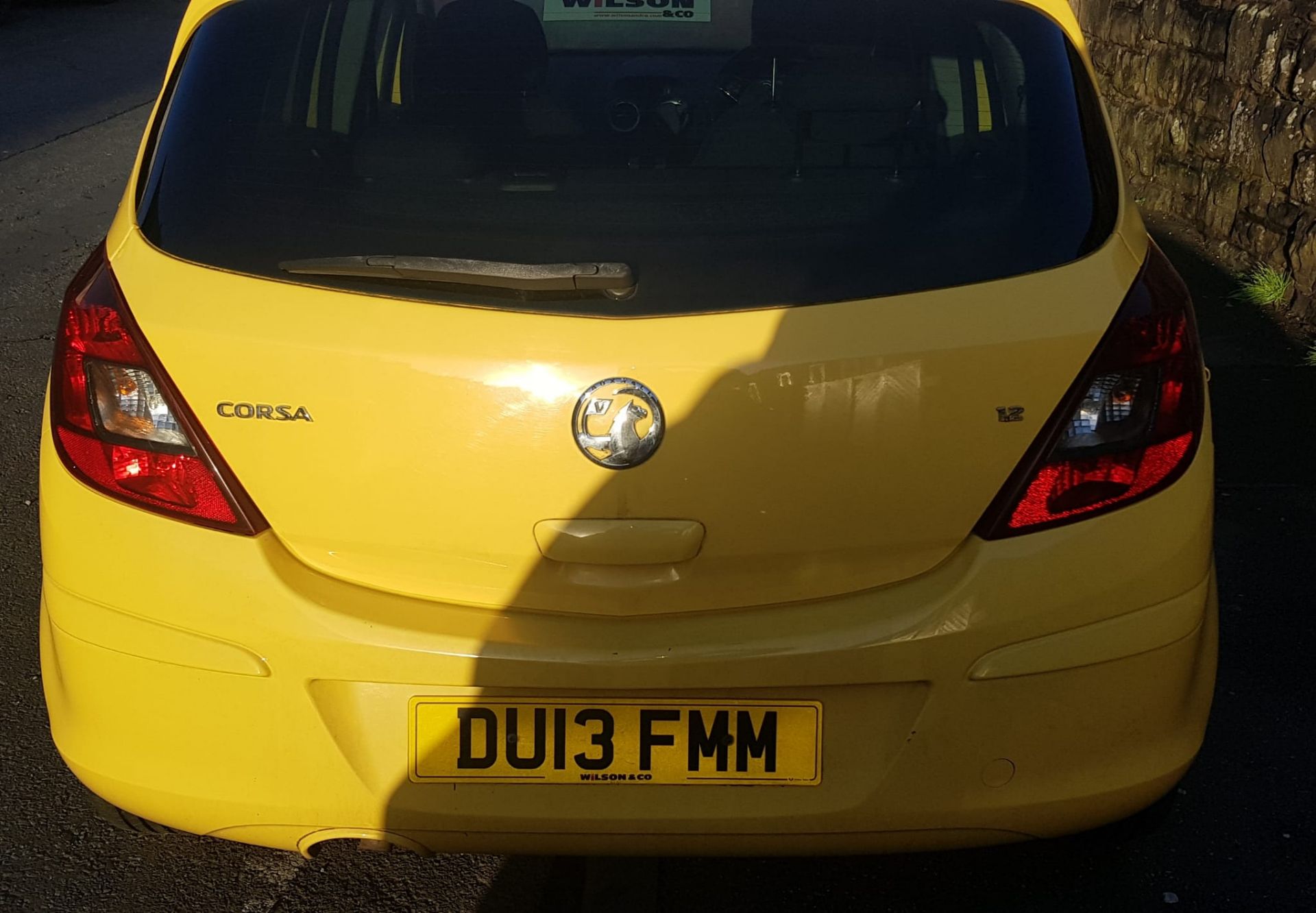 2013 VAUXHALL CORSA SXI AC YELLOW HATCHBACK - NON RUNNER *NO VAT* - Image 3 of 10