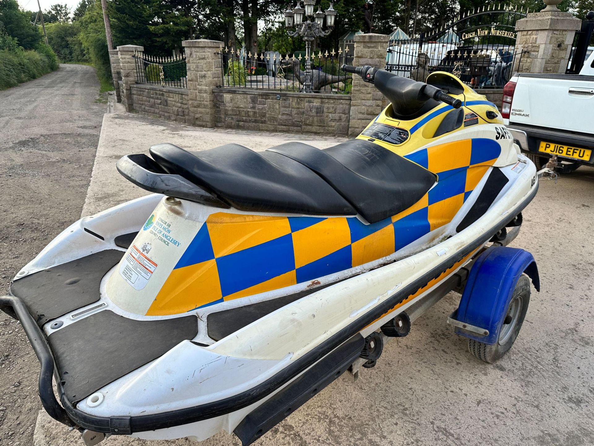 YAMAHA XA800A-B 800CC JET SKI WITH SINGLE AXLE TRAILER *PLUS VAT* - Image 2 of 21