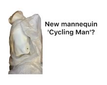 New boxed Professional Mannequin - 'cycling man'? *NO VAT*