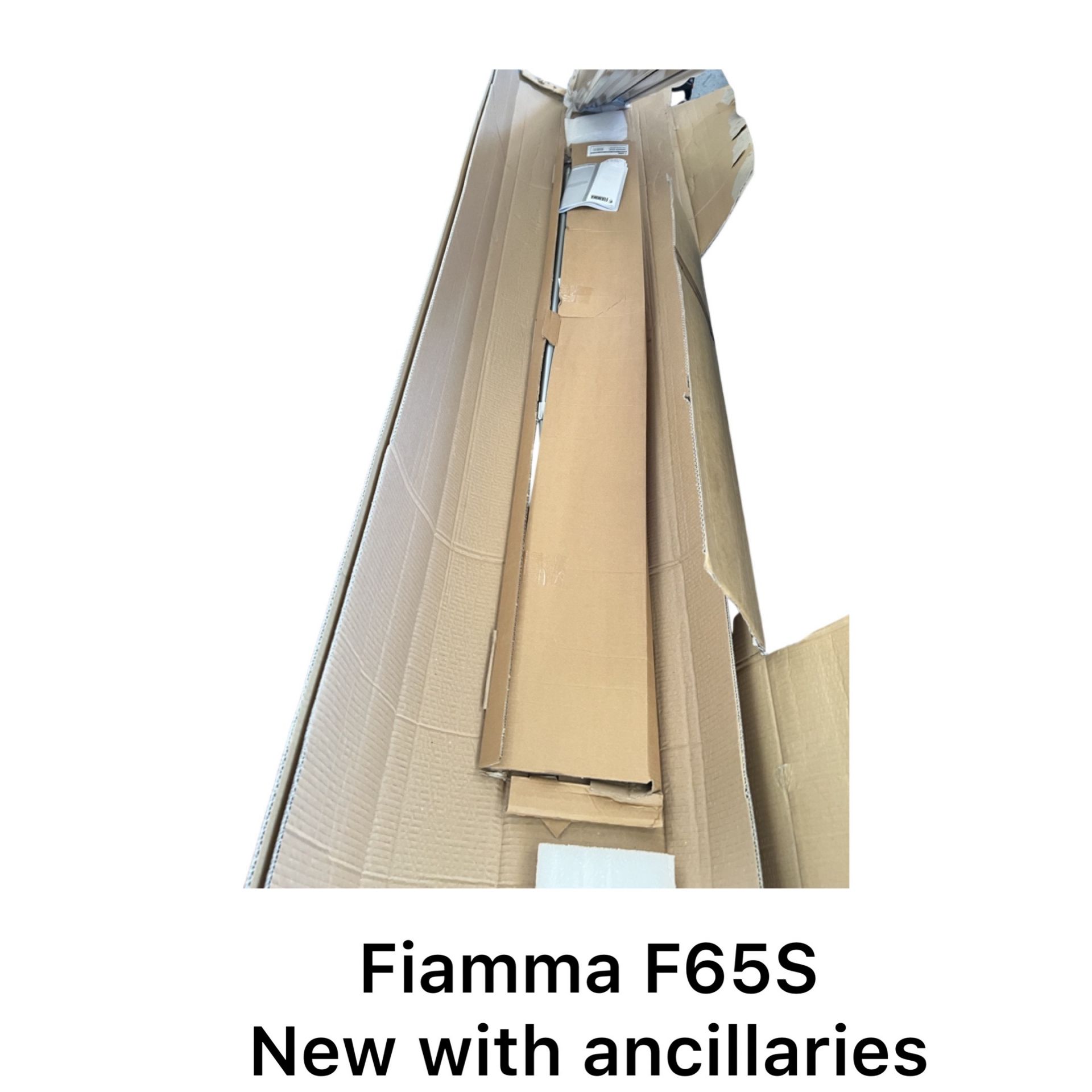 Fiamma F65S white cassette canvas colour deluxe grey *NO VAT*
