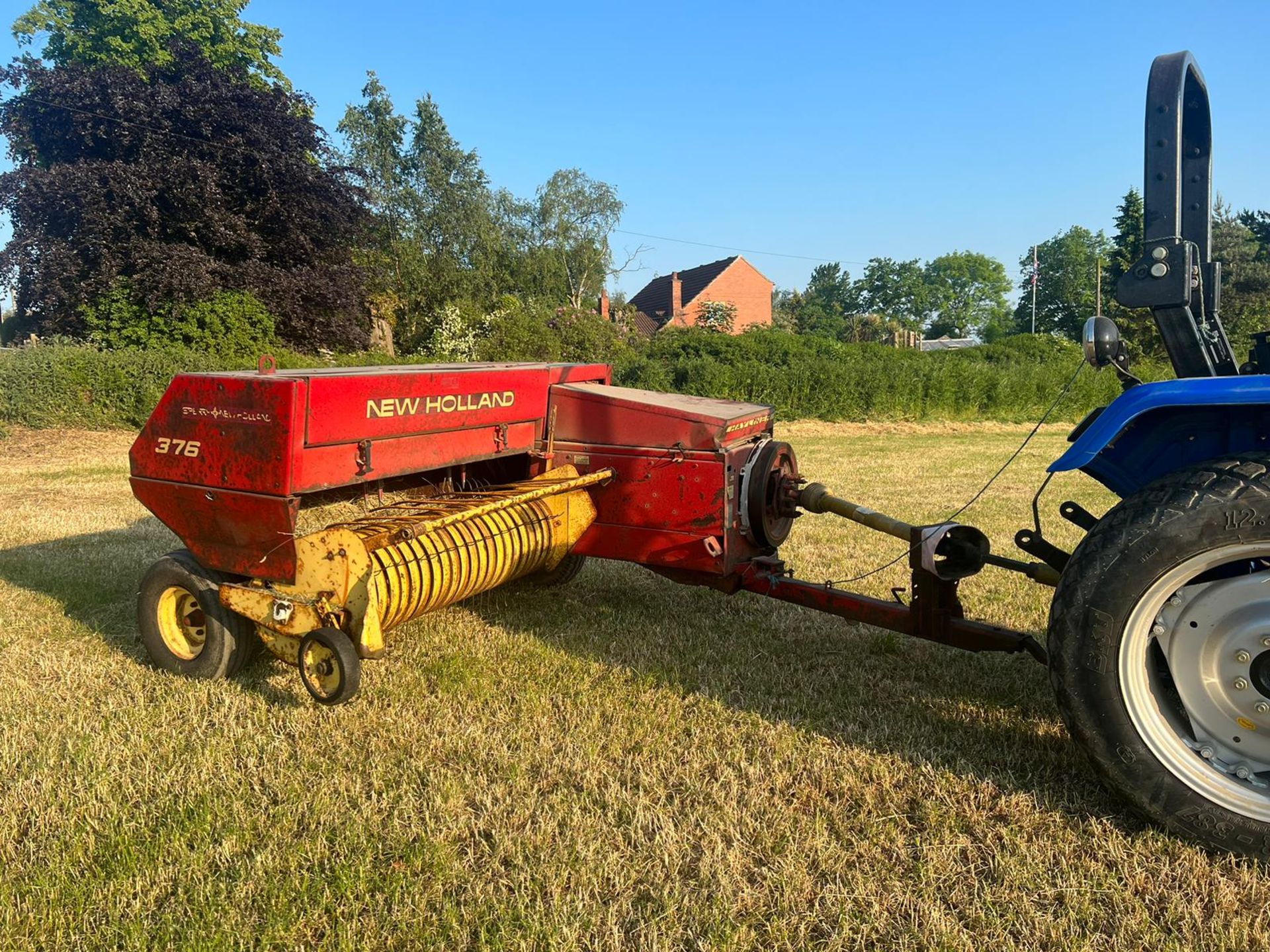 NEW HOLLAND SUPER HAYLINER 376 SQUARE BALER *NO VAT* - Image 8 of 9