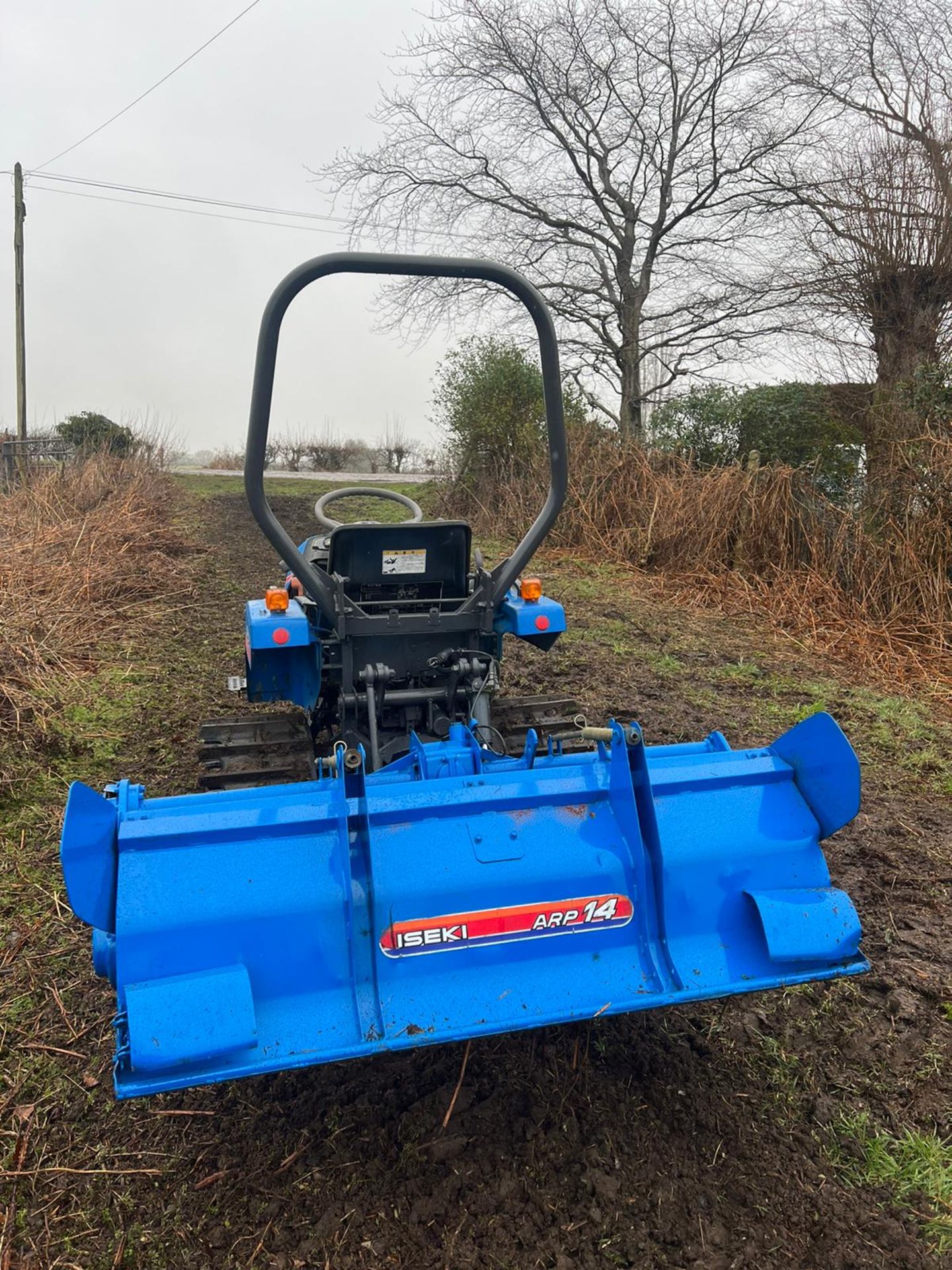 ISEKI PICCORO TPC 15 TRACTOR WITH ROTAVATOR, ONLY 574 HOURS *PLUS VAT* - Image 6 of 11