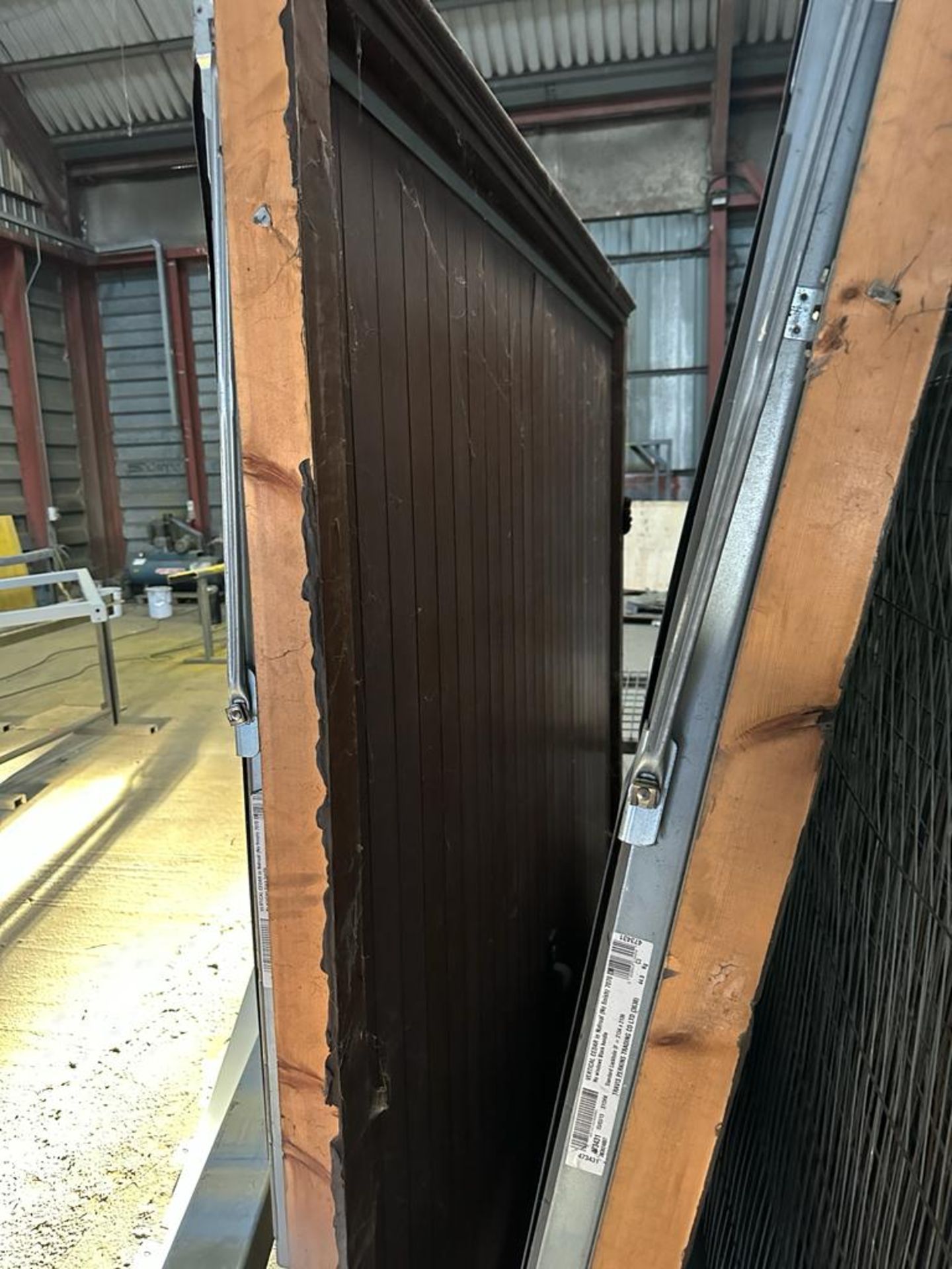 2 x Matching Cedar Garage Doors *NO VAT* - Image 5 of 6