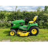 2013 John Deere X758 24HP 4WD Ride On Mower, Runs Drives And Cuts, Showing A Low 950 Hours!