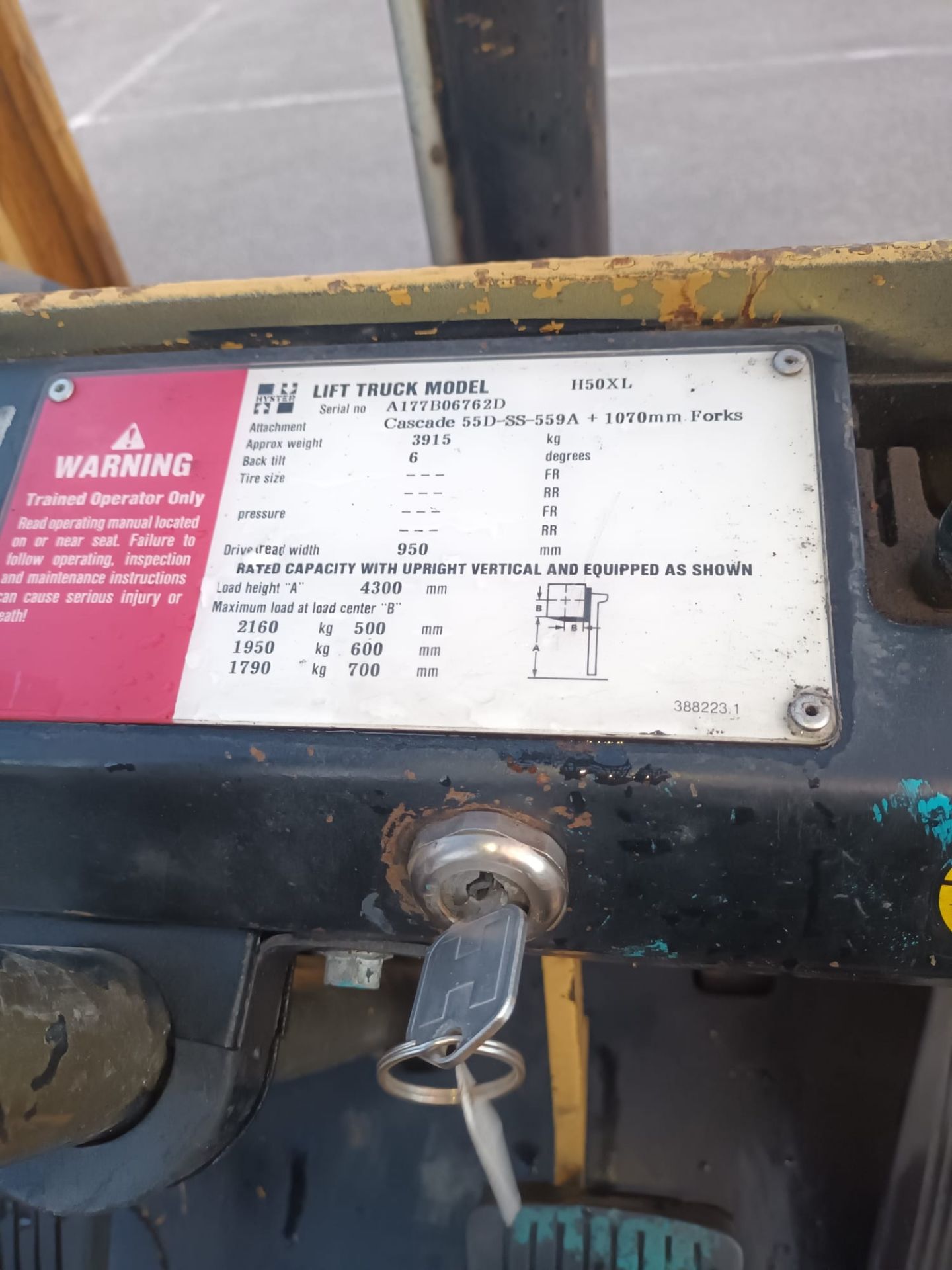 Hyster Gas Forklift *NO VAT* - Image 12 of 12