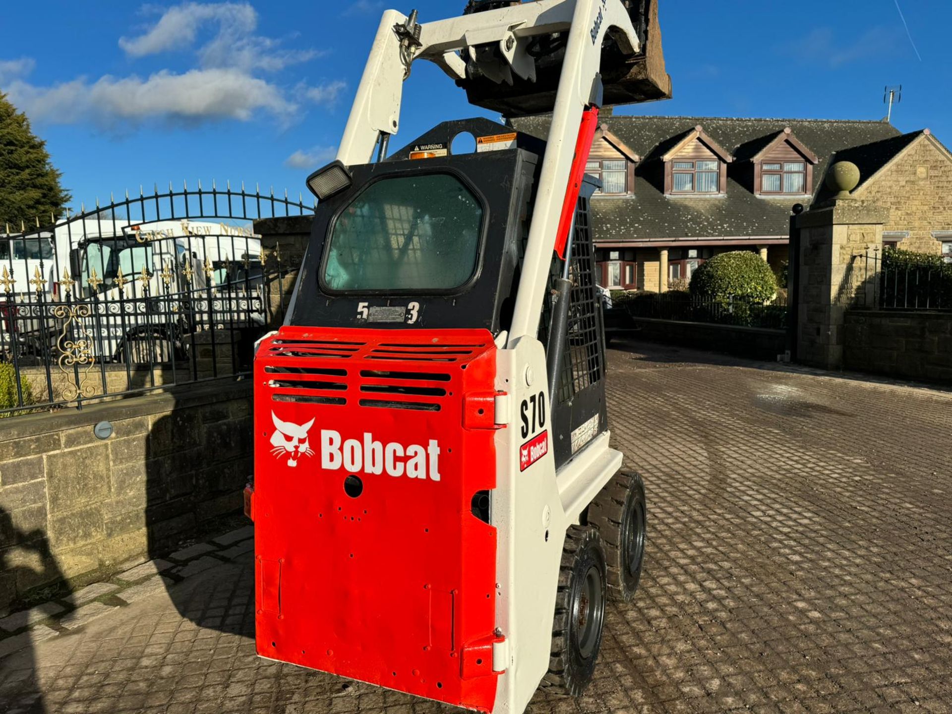 2015 BOBCAT S70 COMPACT WHEELED SKIDSTEER LOADER *PLUS VAT* - Image 7 of 18