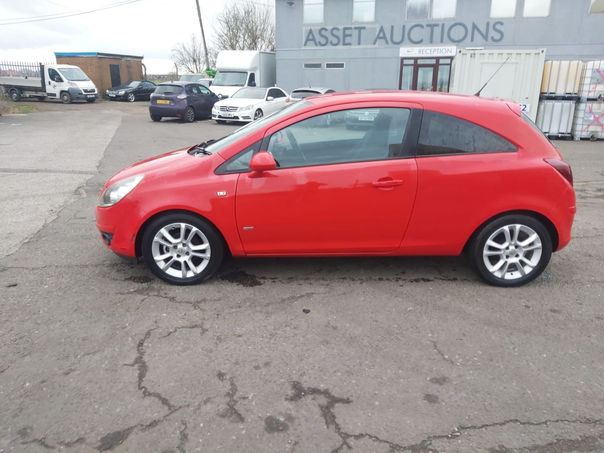 NO RESERVE 2008/58 REG VAUXHALL CORSA SXI 1.2 PETROL RED HATCHBACK *NO VAT* - Image 4 of 11