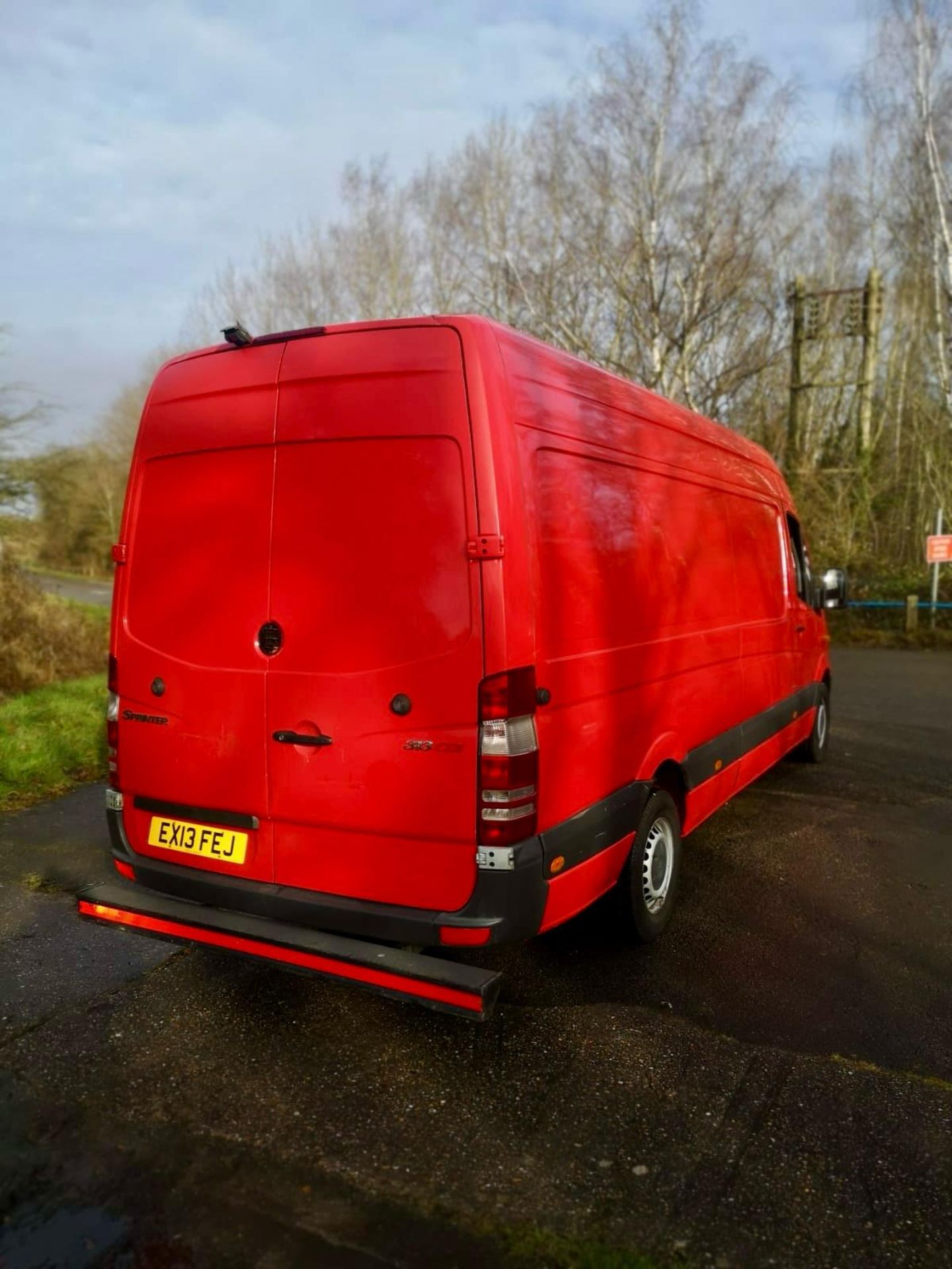 2013 MERCEDES-BENZ SPRINTER 313 CDI RED PANEL VAN *NO VAT* - Image 9 of 13