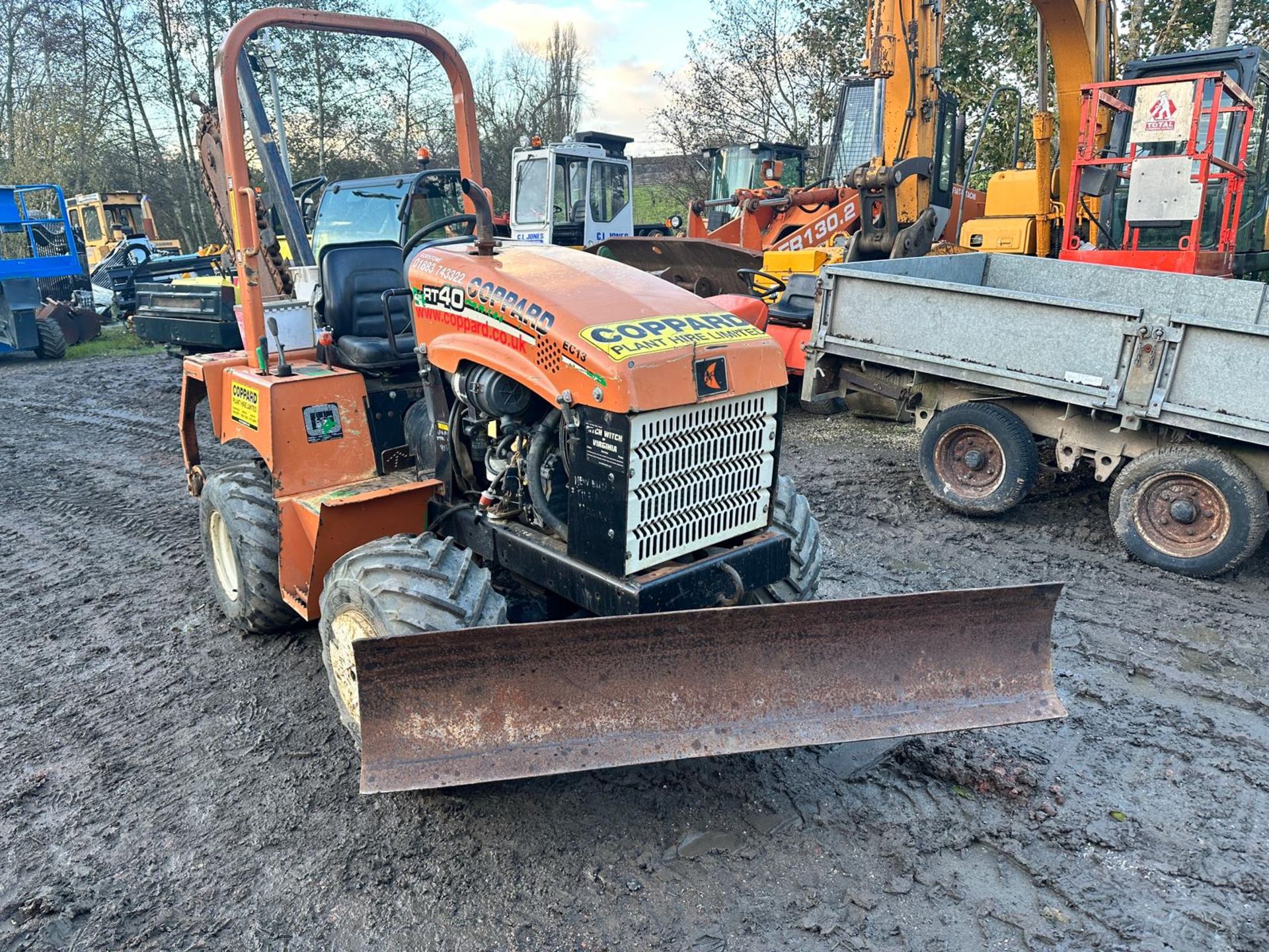 DITCHWITCH RT40 4WD DIESEL TRENCHER *PLUS VAT*