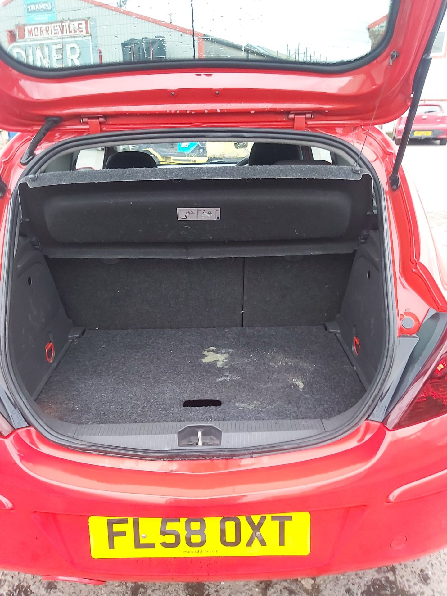 NO RESERVE 2008/58 REG VAUXHALL CORSA SXI 1.2 PETROL RED HATCHBACK *NO VAT* - Image 7 of 11