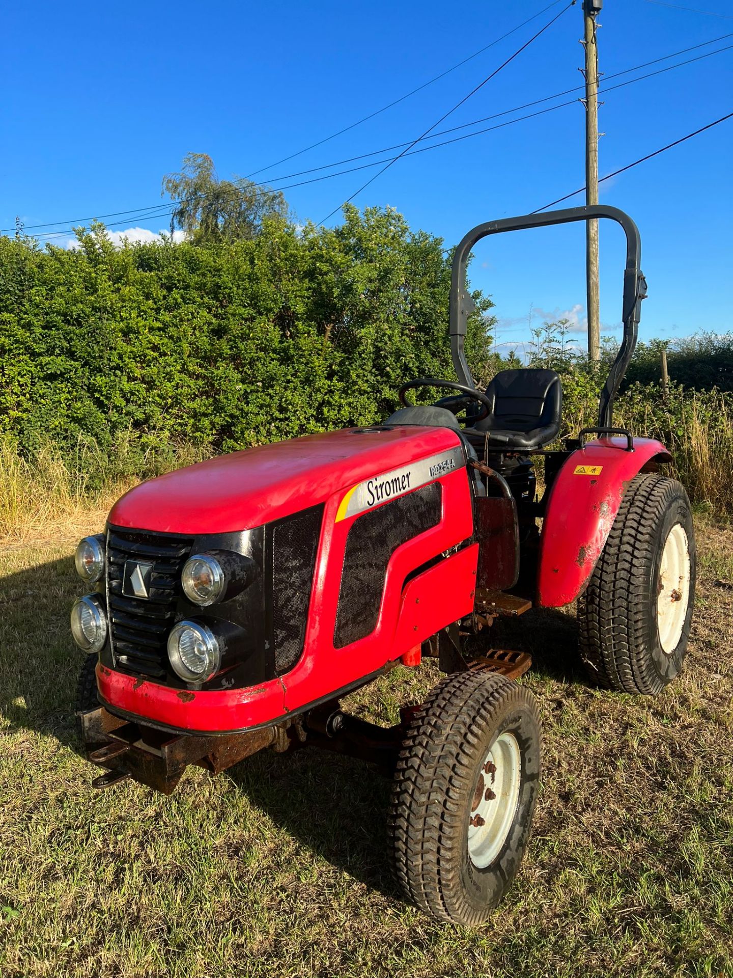 SIROMER DR254-A COMPACT TRACTOR *PLUS VAT* - Image 4 of 8