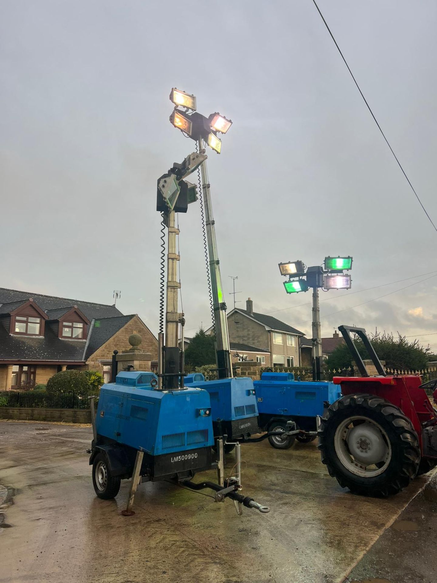 VT1 Super Light Lighting Tower With Built In 10KvA 240v Generator *PLUS VAT* - Image 11 of 12