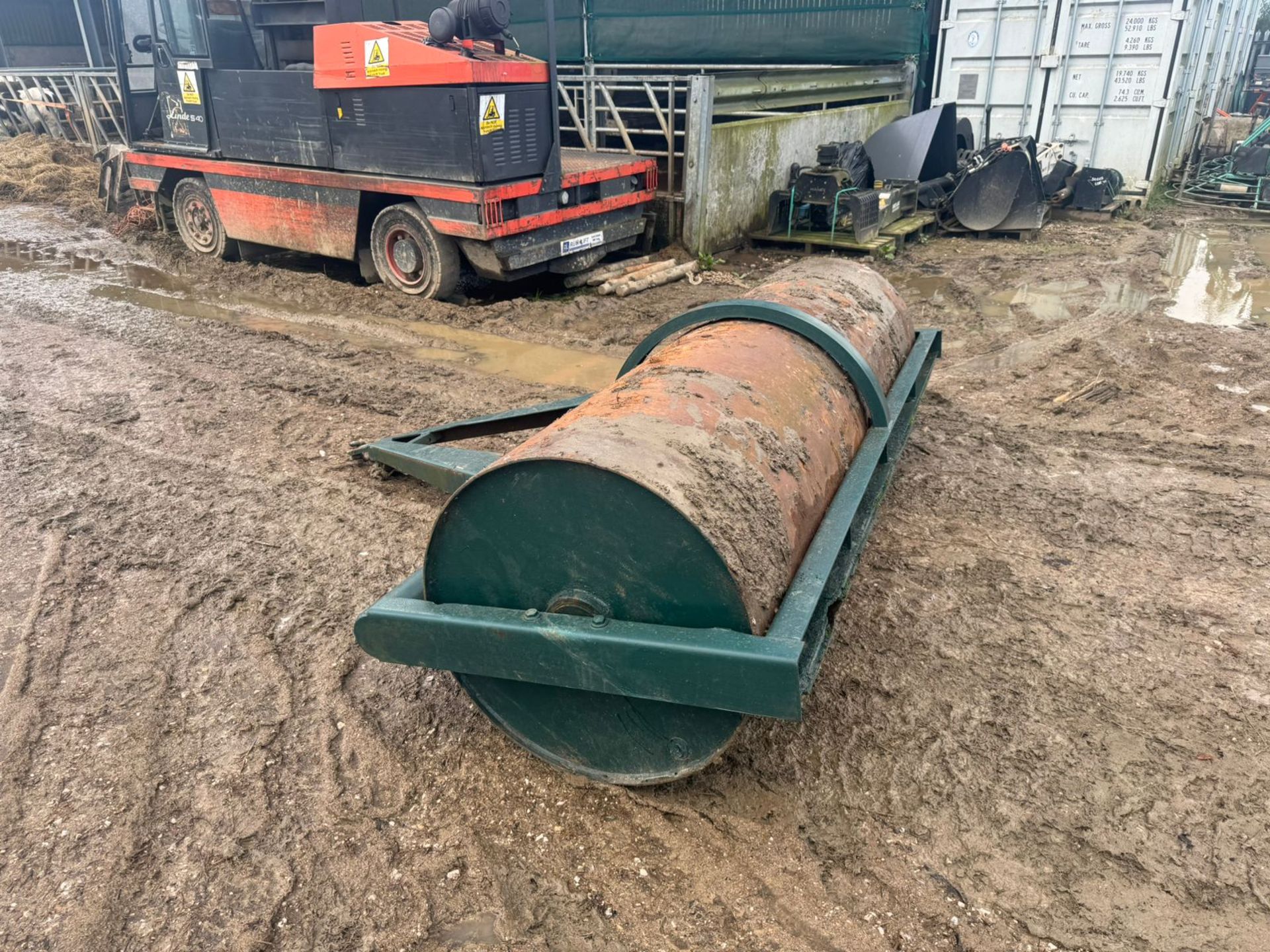 8FT TRACTOR GRASS ROLLER DRUM ROLLER *PLUS VAT* - Image 3 of 8