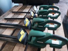 4 x 500mm Cordless Hedge trimmers NMHT18-Li - NO RESERVE