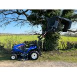 Iseki SXG22 Diesel High Tip Ride On Mower With Iseki SBC550 Collector, Runs Drives Cuts And Collects