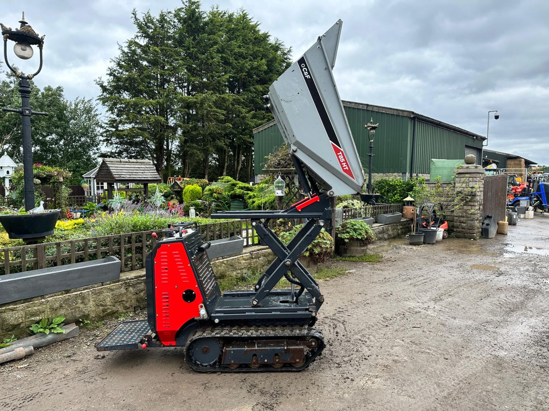 2021 C&F T85HF 850KG DIESEL HIGH TIP TRACKED DUMPER *PLUS VAT* - Image 12 of 14